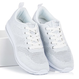 American Club Pantofi sport americani albi 1