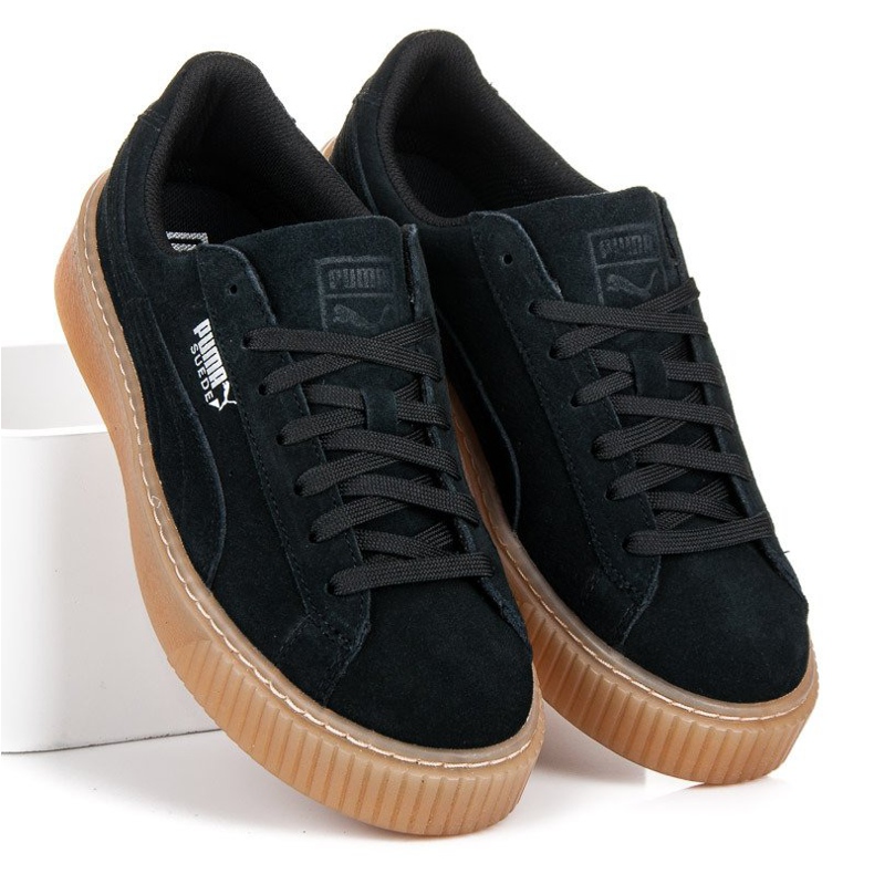 Puma Suede Platform Jewel Jr negru 1