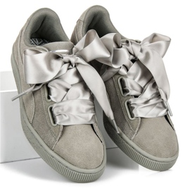 Puma Suede Heart Pebble WN`S gri 1