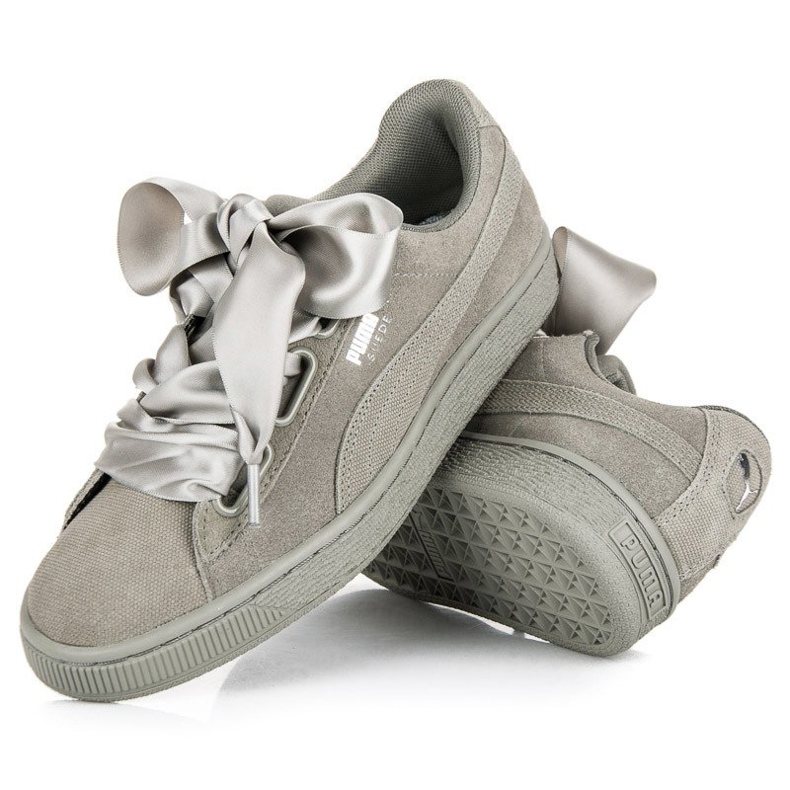 Puma Suede Heart Pebble WN`S gri 2