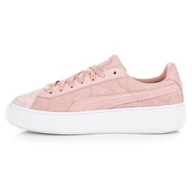 Puma Suede Platform Pebble WN`S roz 3