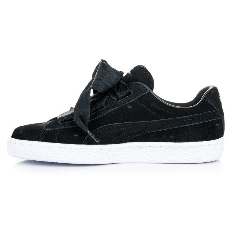 Puma Suede Heart Valentine Jr negru 1