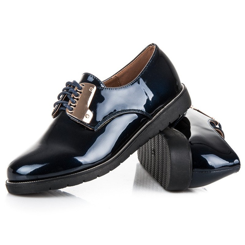 Best Shoes Pantofi comozi lacuiti albastru 2 Best Shoes Pantofi comozi lacuiti albastru 2