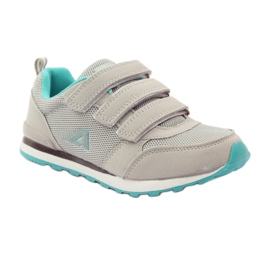 American Club Pantofi sport de talpă americană din piele verde gri 1 American Club Pantofi sport de talpă americană din piele verde gri 1