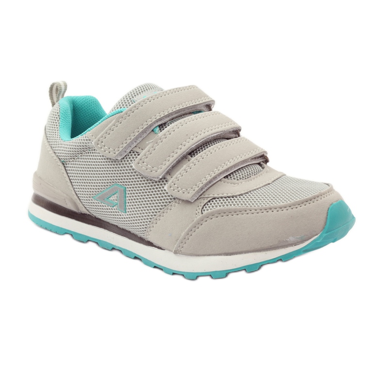 American Club Pantofi sport de talpă americană din piele verde gri 1 American Club Pantofi sport de talpă americană din piele verde gri 1