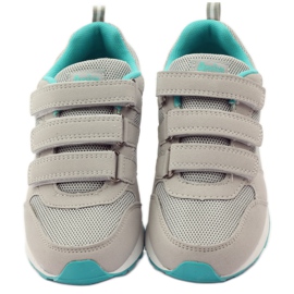 American Club Pantofi sport de talpă americană din piele verde gri 4 American Club Pantofi sport de talpă americană din piele verde gri 4