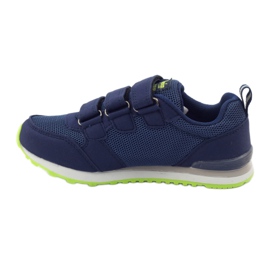 American Club Pantofi sport de talpă americană din piele albastru marin verde 2 American Club Pantofi sport de talpă americană din piele albastru marin verde 2