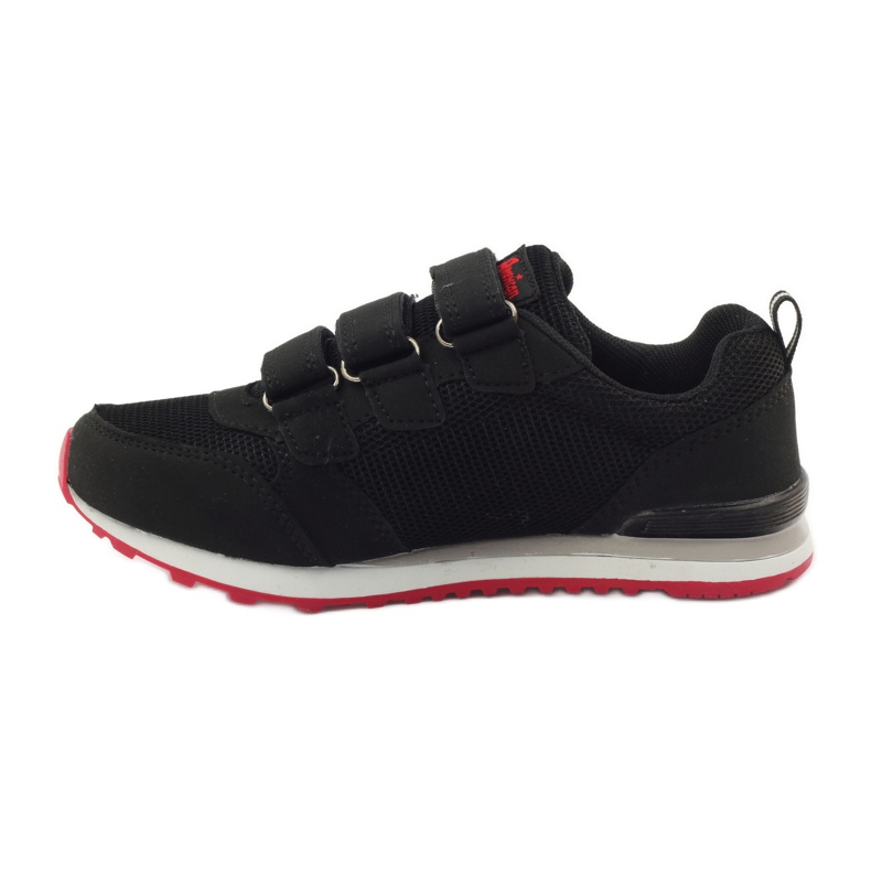 American Club Pantofi sport de talpă americană din piele roșu negru 2 American Club Pantofi sport de talpă americană din piele roșu negru 2