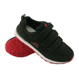 American Club Pantofi sport de talpă americană din piele roșu negru 3 American Club Pantofi sport de talpă americană din piele roșu negru 3