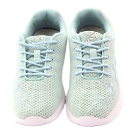 American Club Pantofi sport de talpă americană din piele multicolor albastru 4