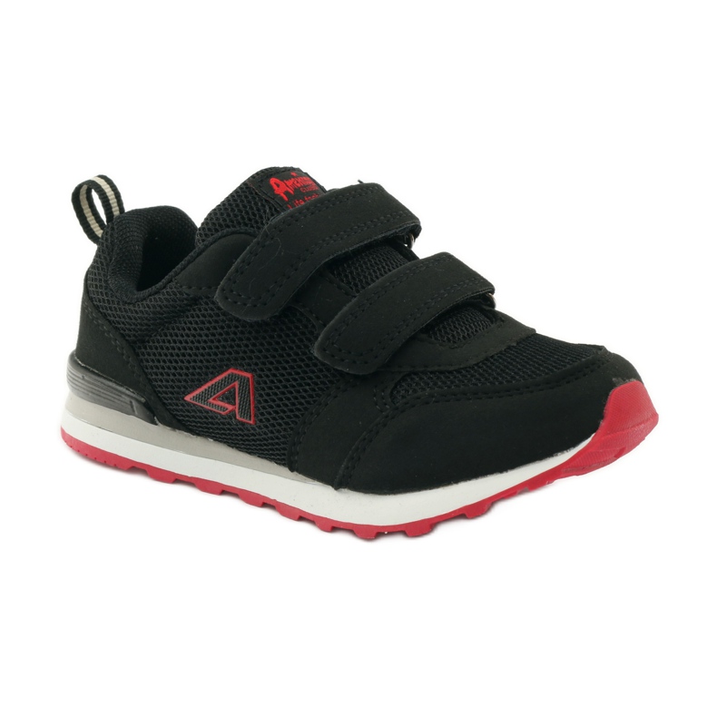 American Club Pantofi sport de talpă americană din piele roșu negru 1 American Club Pantofi sport de talpă americană din piele roșu negru 1