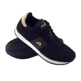 American Club Pantofi sport dama americani 17022 negru galben 3