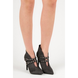 Cm Paris Cizme cu vârf de primăvară gri 2