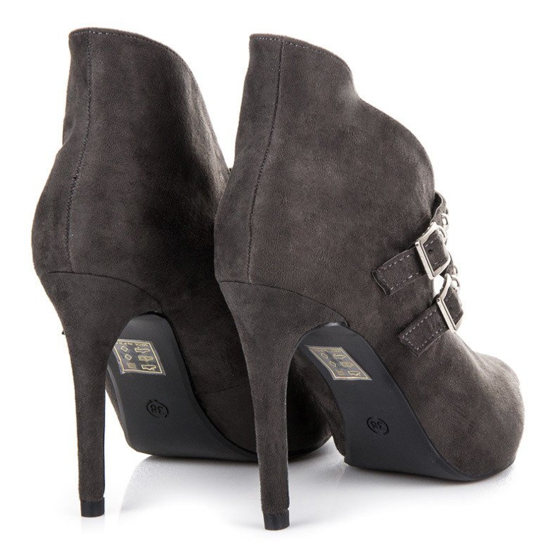 Cm Paris Cizme cu vârf de primăvară gri 1