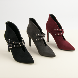 Cm Paris Cizme cu vârf de primăvară negru 1