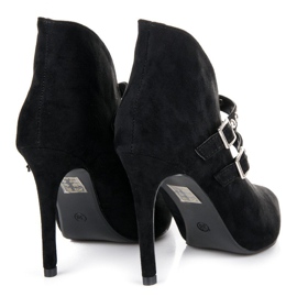 Cm Paris Cizme cu vârf de primăvară negru 2