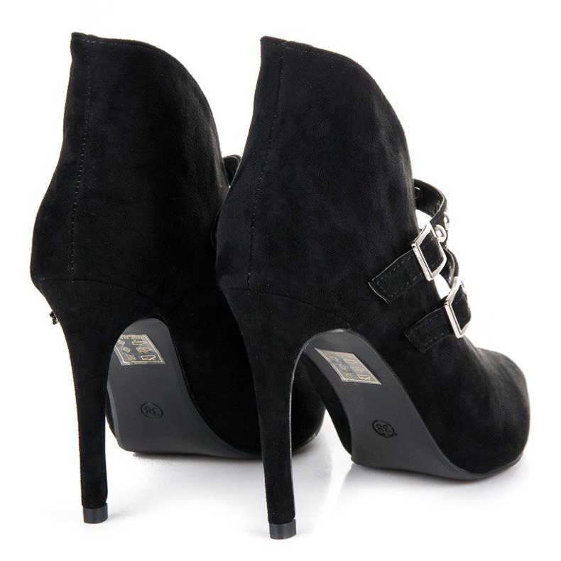 Cm Paris Cizme cu vârf de primăvară negru 2