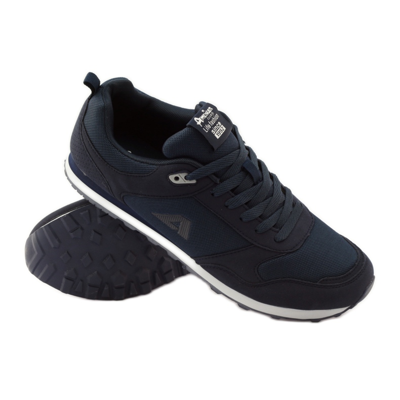 American Club Pantofi de jogging american 1754 bleumarin albastru marin 3 American Club Pantofi de jogging american 1754 bleumarin albastru marin 3