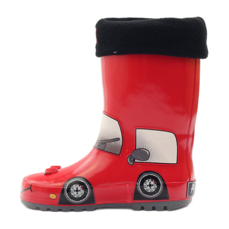 American Club Șosetă Galoshes plus branț RED CAR roșu gri negru 2 American Club Șosetă Galoshes plus branț RED CAR roșu gri negru 2