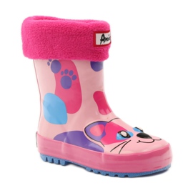 American Club Șosetă Galoshes + inserție American Kitty roz 1
