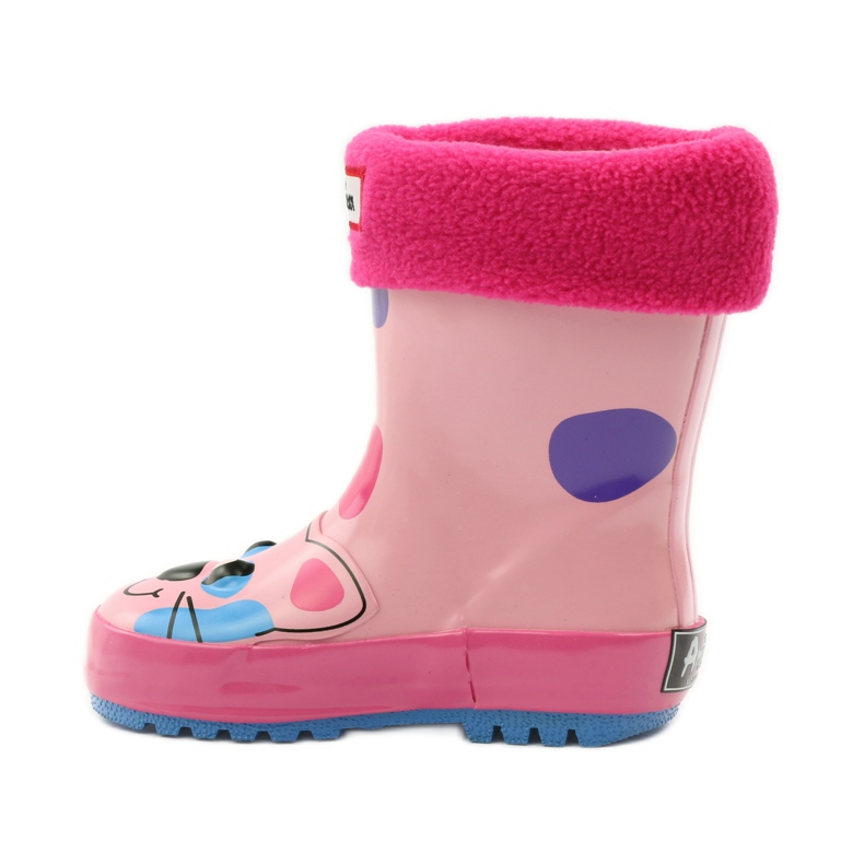 American Club Șosetă Galoshes + inserție American Kitty roz 2