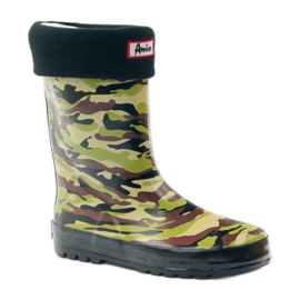 American Club Șosetă Galoshes + inserție camo americană verde maro negru 1