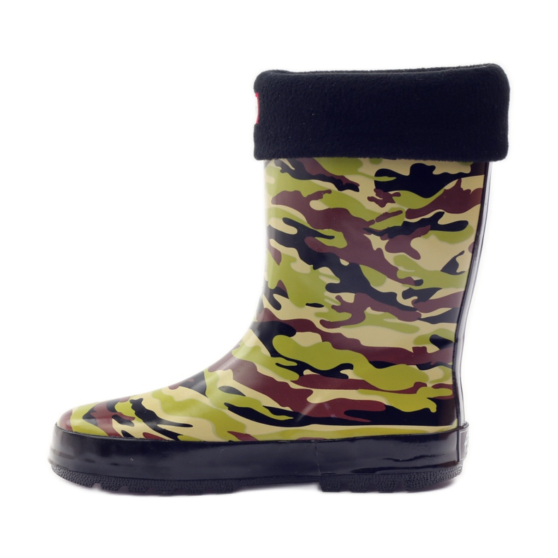 American Club Șosetă Galoshes + inserție camo americană verde maro negru 2