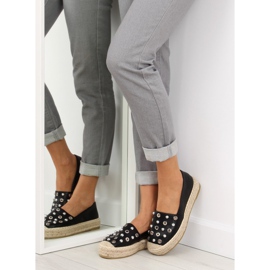 Espadrile negre 7680 negre negru 1