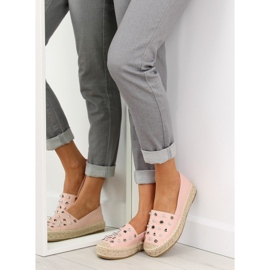 Espadrile roz pentru femei 7680 Pink 1