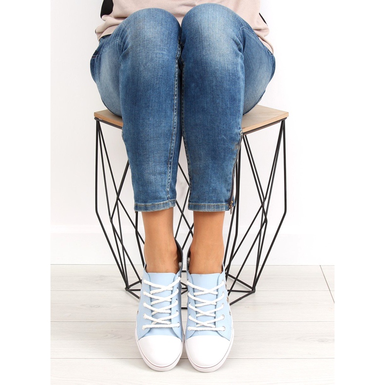 Adidasi de dama albastri FG-2767 Albastru 2