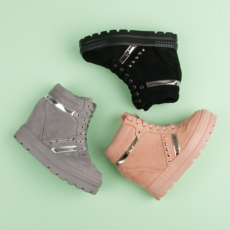 Bestelle Adidași cu platformă negru 1