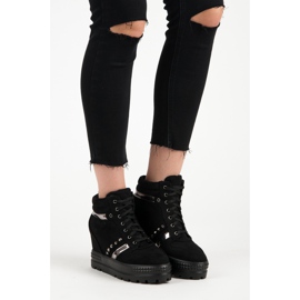 Bestelle Adidași cu platformă negru 2