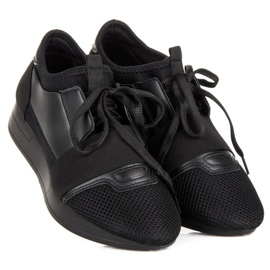Pantofi sport de alunecare negru 1 Pantofi sport de alunecare negru 1