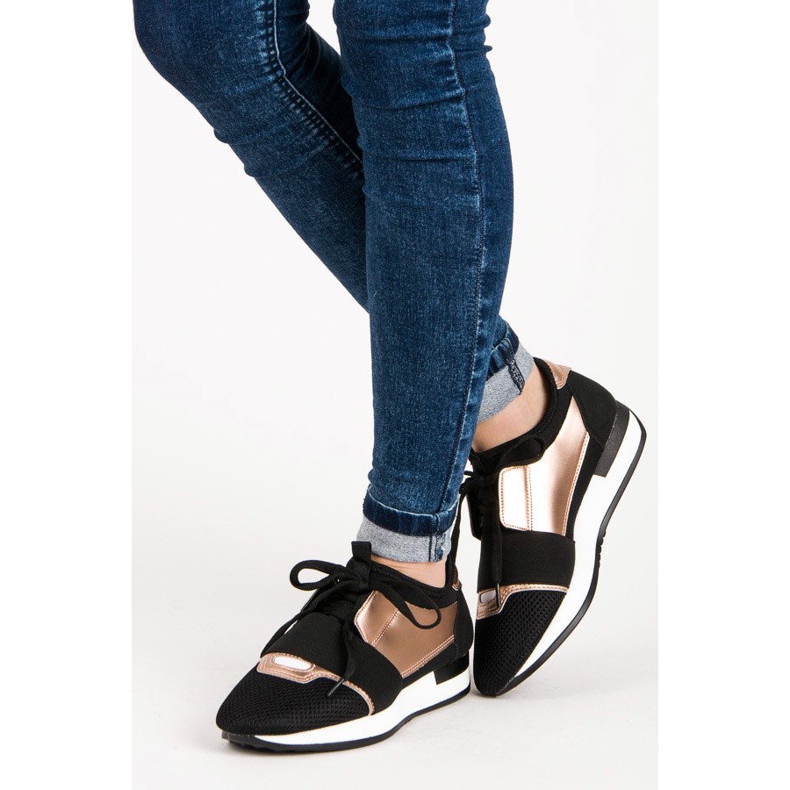 Pantofi sport slip-on negru 2