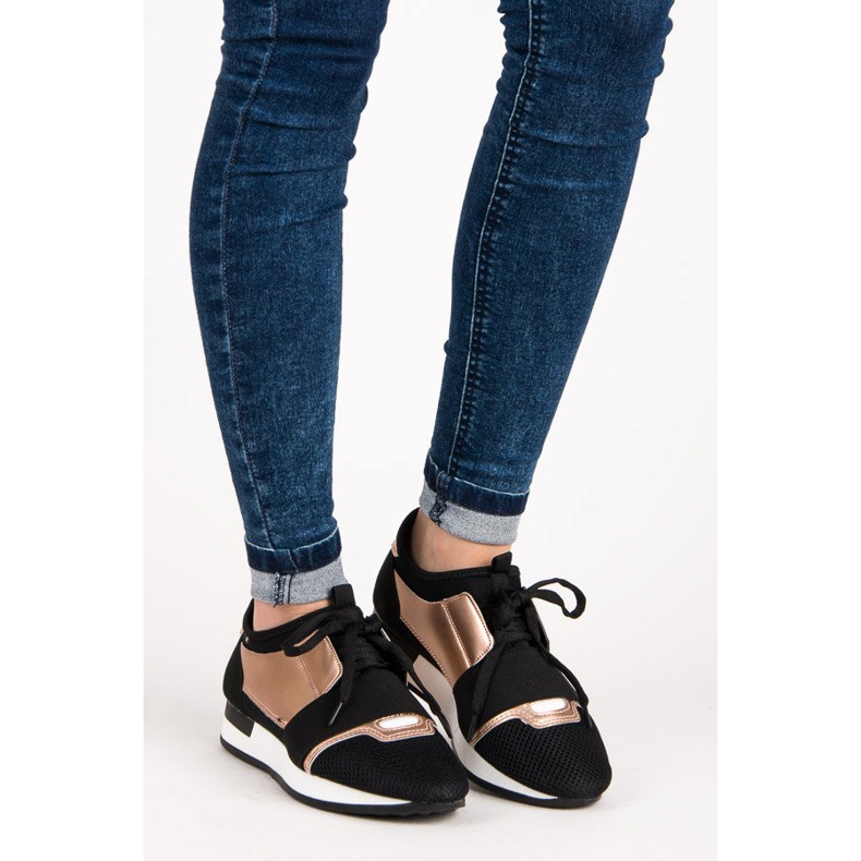 Pantofi sport slip-on negru 1