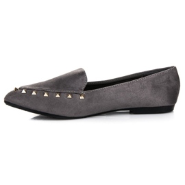 Pantofi slip-on cu crampoane gri 1