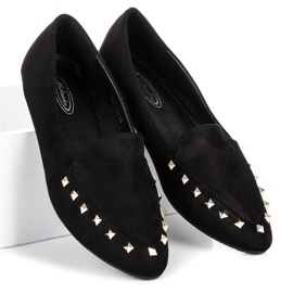Pantofi slip-on cu crampoane negru 1