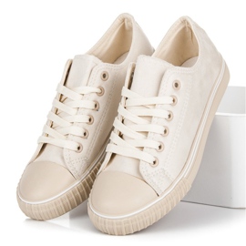 Adidași din piele de căprioară maro 1