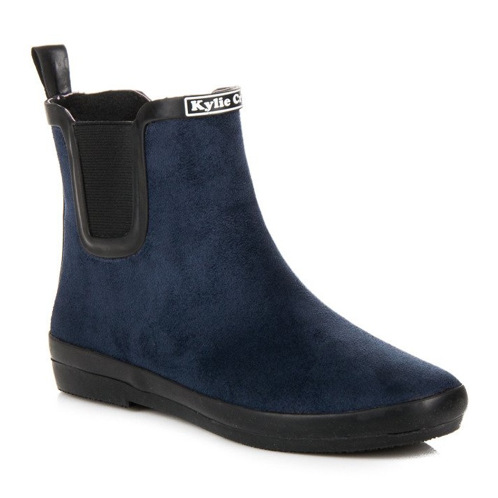 Kylie Femei din piele intoarsa de piele intoarsa albastru marin 1