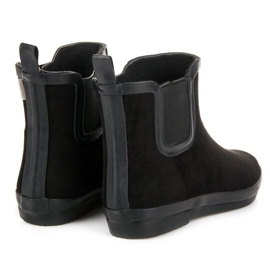 Kylie Galoșuri de piele de căprioară pentru femei negru 1