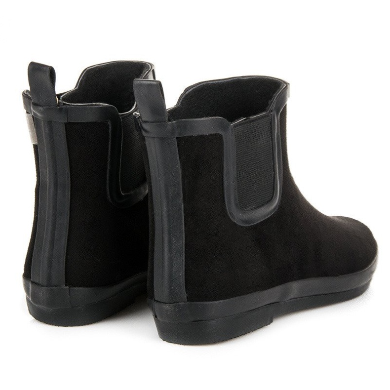 Kylie Galoșuri de piele de căprioară pentru femei negru 1