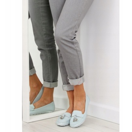Mocasini albastri pentru femei 3147 L. Albastru 4
