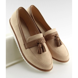 Mocasini de dama bej 9167 Bej 1