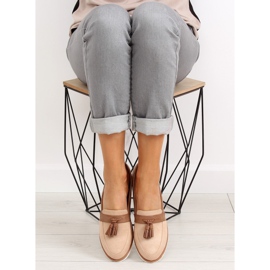Mocasini de dama bej 9167 Bej 2