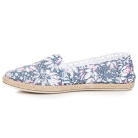 Seastar Espadrile in stil boho albastru roz 5