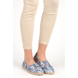 Seastar Espadrile in stil boho albastru roz 6
