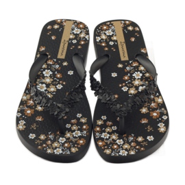 Papuci de dama Ipanema 82397 floral negru maro 4