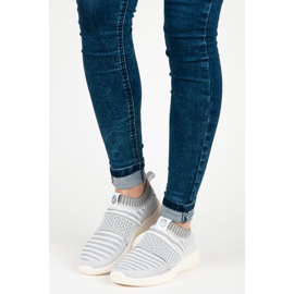 Kylie Adidași din material textil cu slip-on gri 1