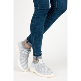 Kylie Adidași din material textil cu slip-on gri 2