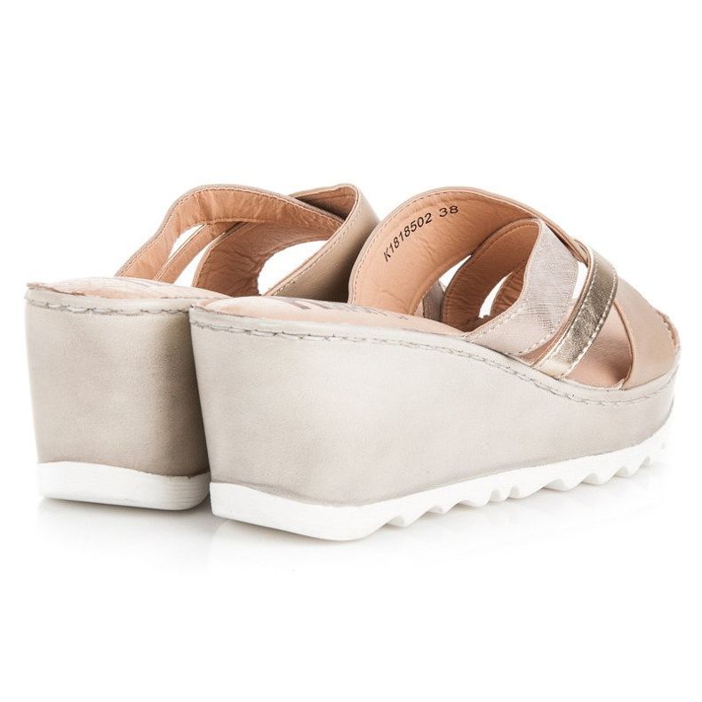 Kylie Papuci cu pană maro 2